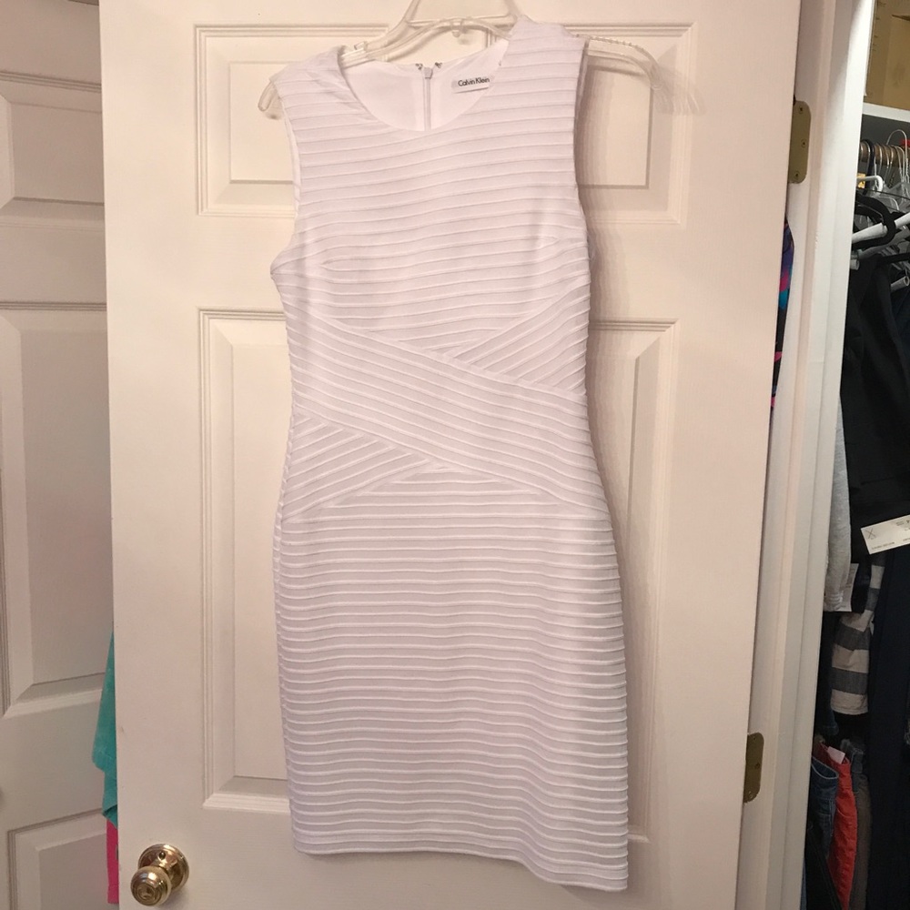 Calvin Klein white dress